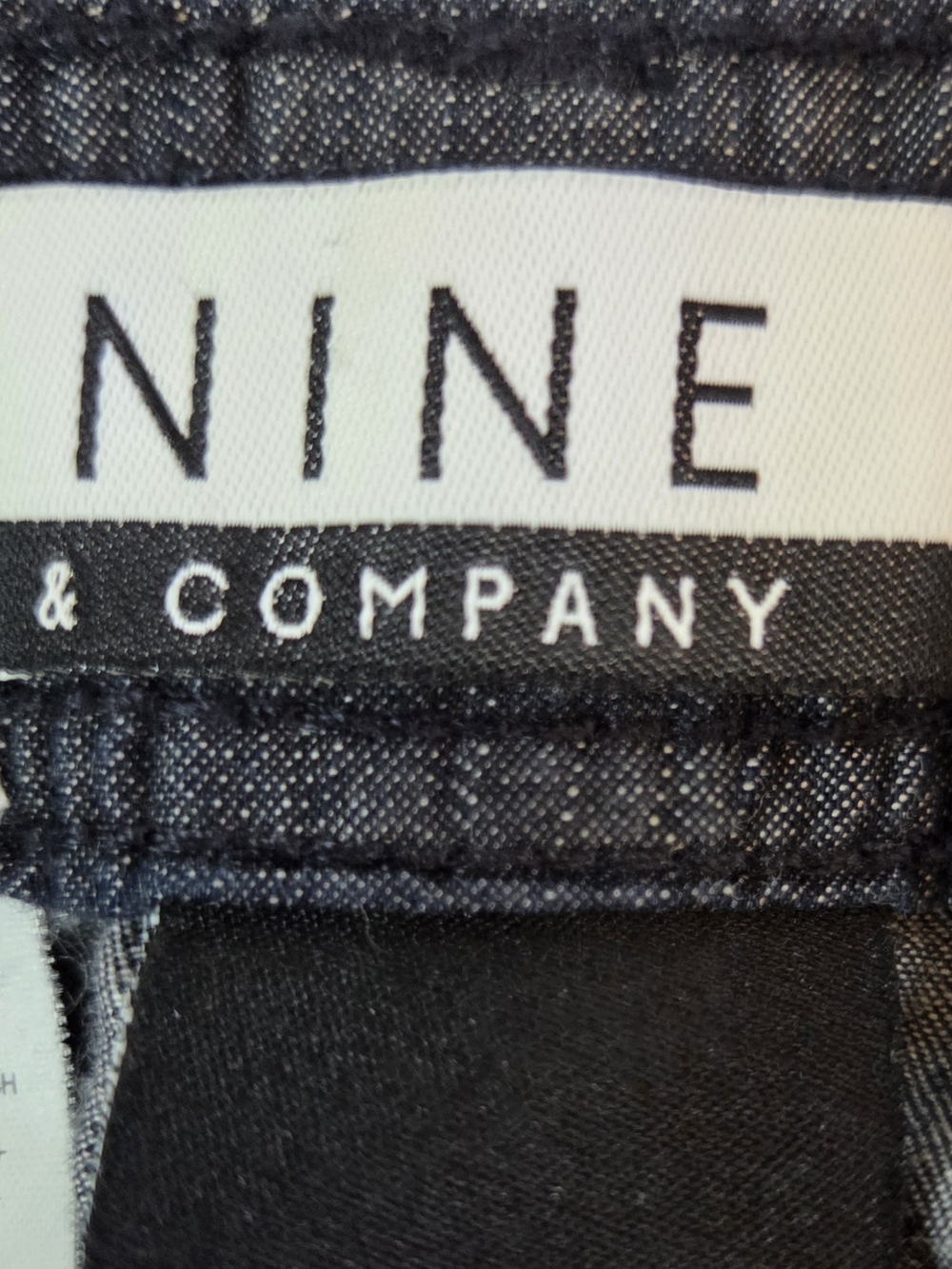 Nine & Co. Relaxed Drawstring Cropped Cuffed Jeans Size 8 - Picture 7 of 8